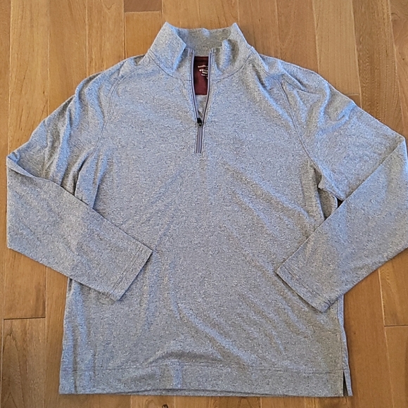 Mens Banana Republic quick dry half zip size L